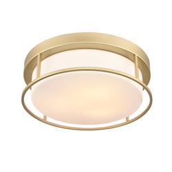 Blaine Large Opal Glass Flush Ceiling Fitting 