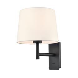 Christie Off White Shade Single Switched Wall Light