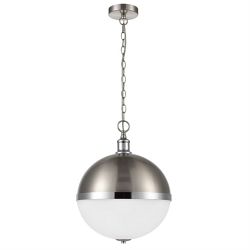 Hemisphere Large Two Tone Dual Ceiling Pendant 