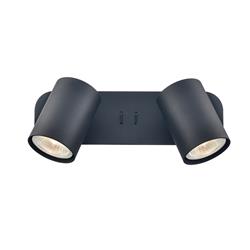 Duet Double Switched Adjustable Wall Light 