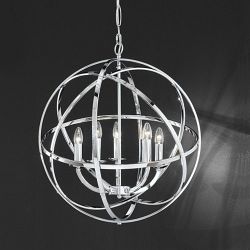 Zany Chrome 6 Light Modern Ceiling Pendant FL2280/5