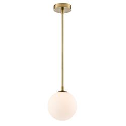 Globe Round Glass Adjustable Rod Pendant Fitting 