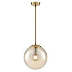 Globe Adjustable IP44 Globe Glass Pendant Fitting