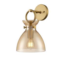 Horizon Single Shaped Glass Wall Light