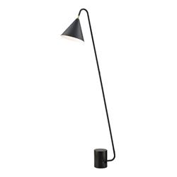 Paisley Marble Base Slanted Floor Lamp