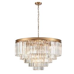 Perdita Crystal 27 Light Tiered Pendant