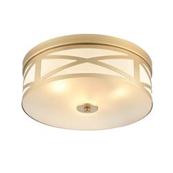 Ringo Large Opal Glass Flush Ceiling Fitting
