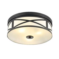 Ringo Large Opal Glass Flush Ceiling Fitting