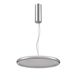 Roswell Medium LED Polished Nickel Dimmable Pendant Fitting PCH483