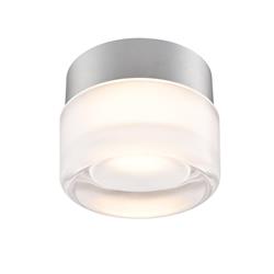 Roue LED Dimmable Painted Grey Flush Wall Or Ceiling Light CF5843