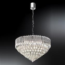 Valentina 6 Light Chrome and Crystal Pendant FL2266/6
