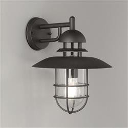 Wharf Cage Outdoor Black Wall Light EXT6616
