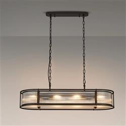 Absecon Convertible 8 Light Linear Ceiling Fitting
