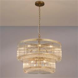 Acushnet 16 Light Tiered Pendant