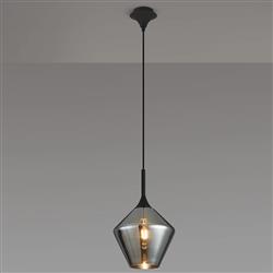 Addison Diamond Glass Single Pendant