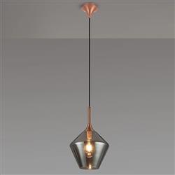 Addison Diamond Glass Single Pendant