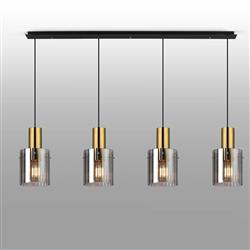 Akron 4 Light Linear Pendant