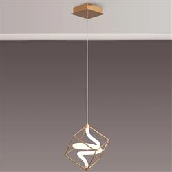 Ambrose LED Spiral Small Ceiling Pendant