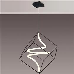 Ambrose LED Spiral Large Ceiling Pendant