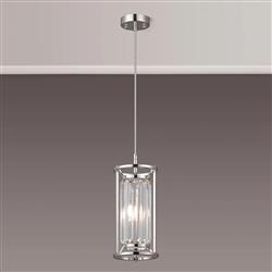 Aurora IP44 Small Bathroom Ceiling Pendant/Semi Flush