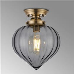 Avery Antique Brass Flush Fitting