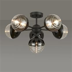 Baker 6 Light Semi-Flush Fitting