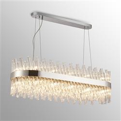 Boise 24 Light Ceiling Pendant Clear Glass