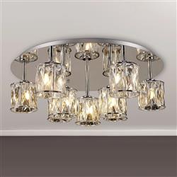 Joliet 9 Light Flush Fitting