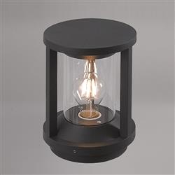 Pasadena Small Anthracite Finish Outdoor Post LT30061