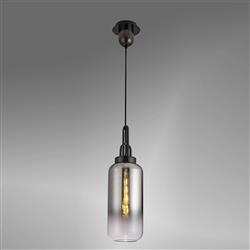 Yeadon Faded Cylinder Glass Single Pendant Fitting