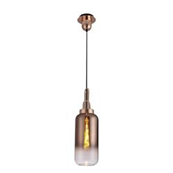 Yeadon Faded Cylinder Glass Single Pendant Fitting