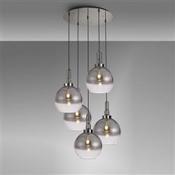 Yeadon Five Light Globe Cluster Pendant Fitting