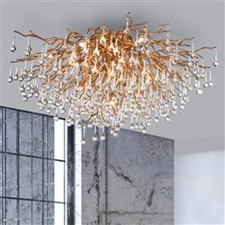 Icicle 14-Light Flush Ceiling Fitting