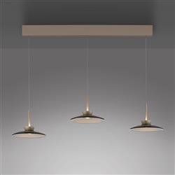 Moon Triple Rise and Fall LED Pendant