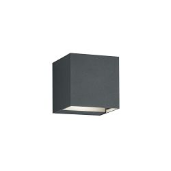 Adaja IP54 LED Anthracite Outdoor Wall Light 226860242