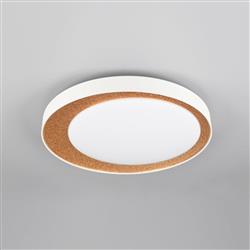 Aleta LED Shimmer Edge Round Flush CCT Fitting