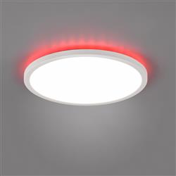 Aureo LED Round CCT RGB Flush Mounted Fitting 