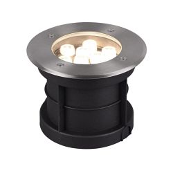Belaja IP65 Matt Nickel LED Medium Round Walk Over Light 821660207