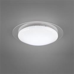 Bilbo White LED Small Flush Ceiling Fitting R62093500