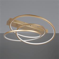 Darvin LED Semi-Flush Ceiling Fitting