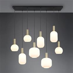 Diva Eight Light Ceiling Pendants