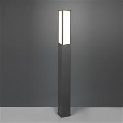 Fuerte IP54 Anthracite Outdoor LED Tall Post Light 426260142