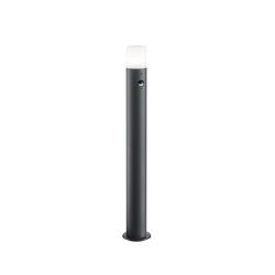 Hoosic IP44 Anthracite PIR Outdoor Post Lamp 422260142