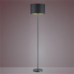 Hostel Black And Gold Straight Floor Lamp 408200179