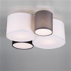 Hotel 4-Light Multicolour Ceiling Fitting 693900417