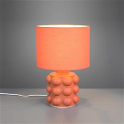 Kate Small Ceramic Base And Drum Shade Table Lamp