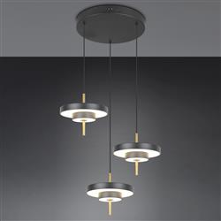 Keaton CCT LED Triple Pendant