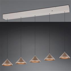 Laguna 5-Light Rise and Fall CCT LED Pendant