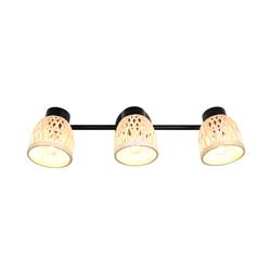 Laurent Black And Natural Bamboo Triple Spotlight R86093032
