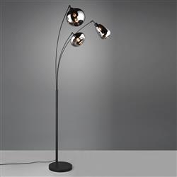 Lumina Matt Black Floor Lamp